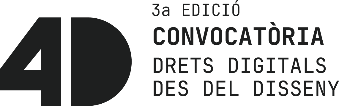 4D Digitalització Democratica i Drets Digitals - 4D Convocatoria - Logo